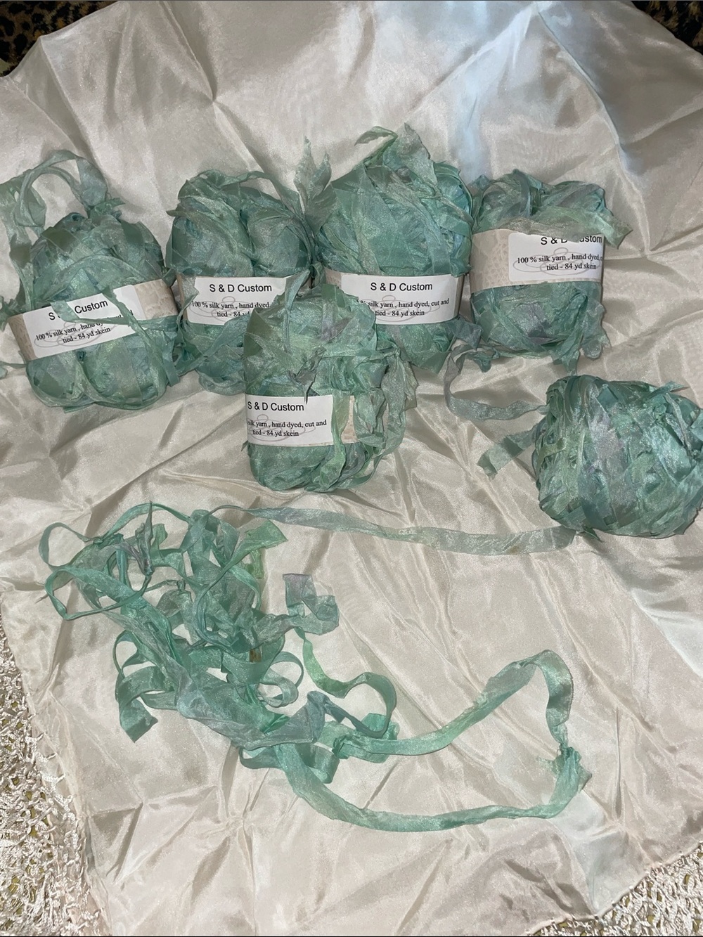 100% silk yarn
